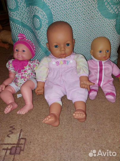 Пупсы 30-45см мягконабивные