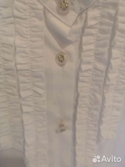 Красивая белая блузка 134