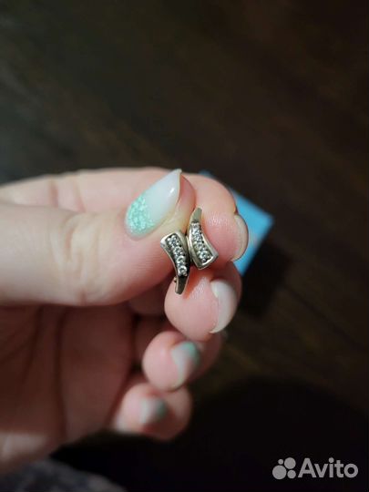 Серебряные серьги
