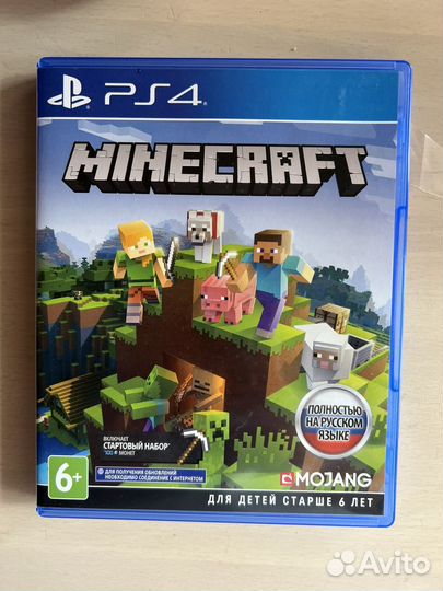 Minecraft ps4 диск