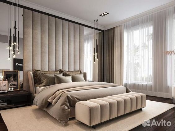 Мягкие стеновые панели велюр/панно на стену