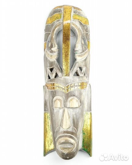 Маска со слонами (серая), 50 см