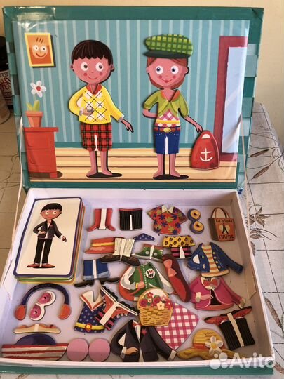 Игровой набор с магнитами Бу