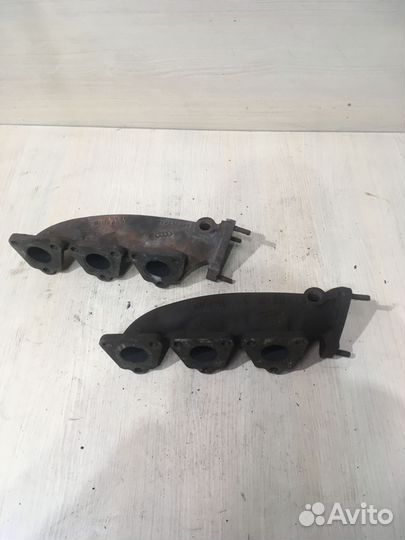 Коллектор выпускной правый левый Ауди А6 С6 3.2