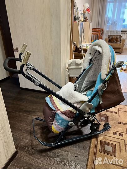 Коляска санки ника 7-3