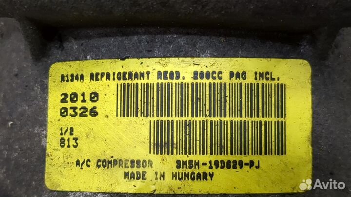 Компрессор кондиционера Ford Focus 2, 2010