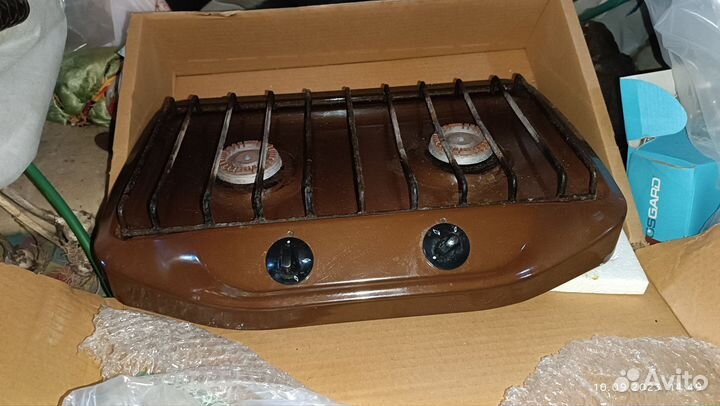 Настольная газовая плита 2 конфорки