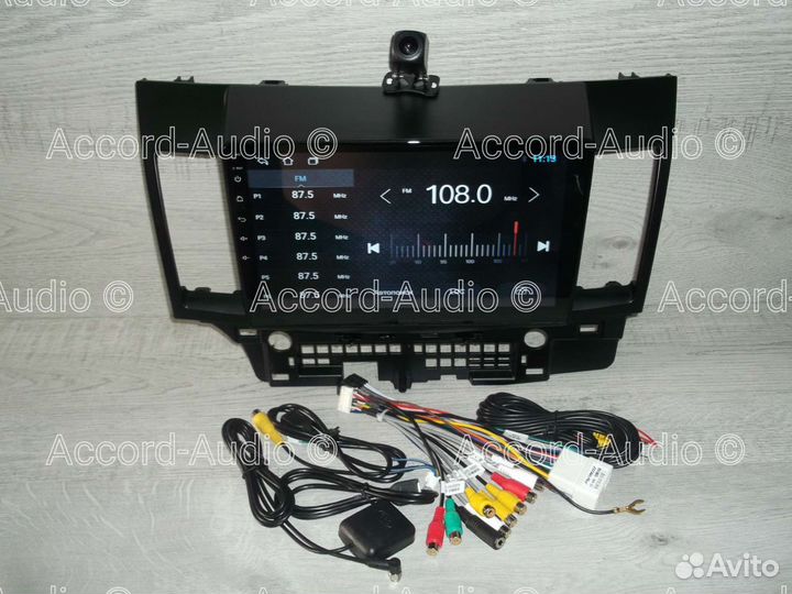 Магнитола Mitsubishi Lancer X Android с камерой