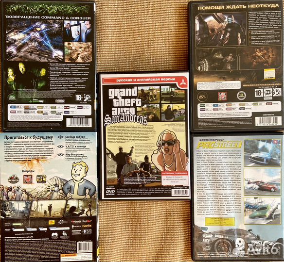 Компьютерные игры DVD и CD диски для пк