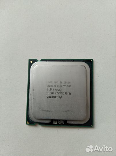 Процессор Intel Core 2 Duo E8400, сокет lga775