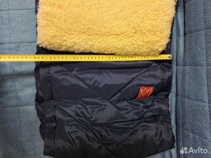 Зимний конверт в коляску овчина Kaiser