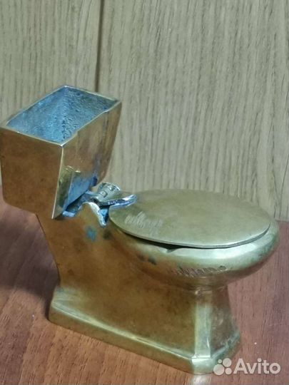 Латунная пепельница 