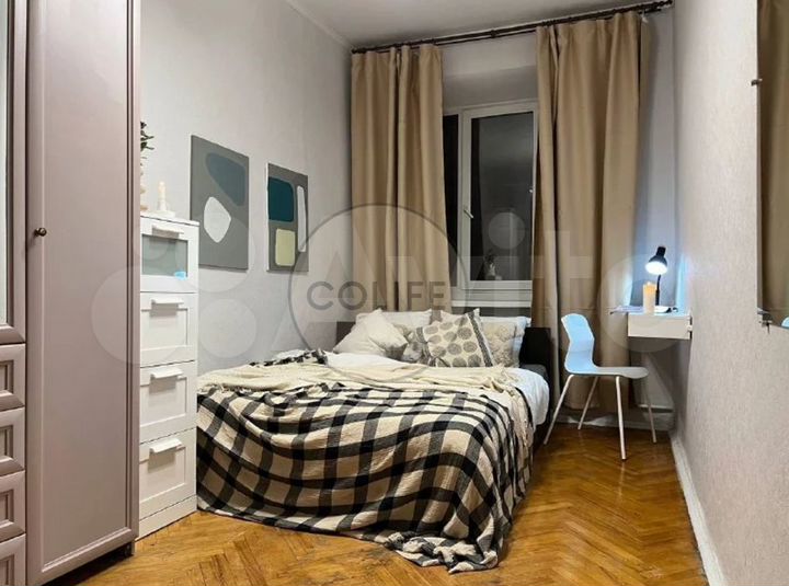 Комната 13 м² в 3-к., 4/6 эт.