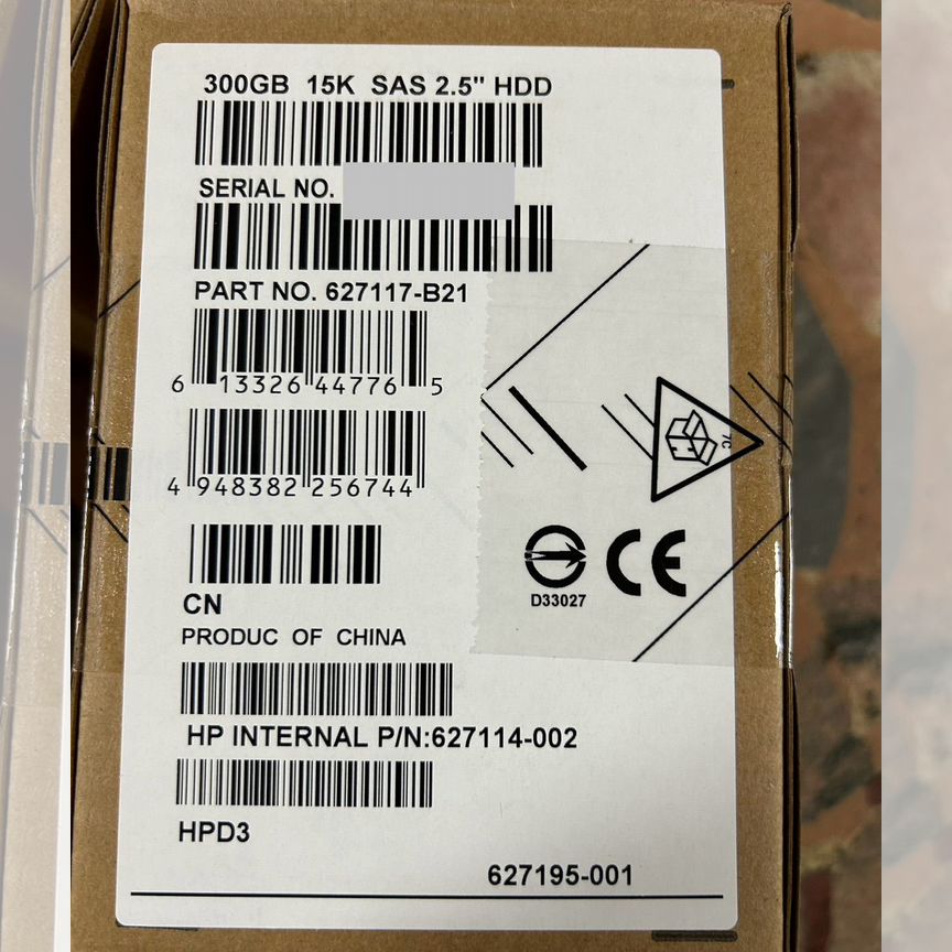 [627117-B21] Жесткий Диск Hp 300gb627195-001