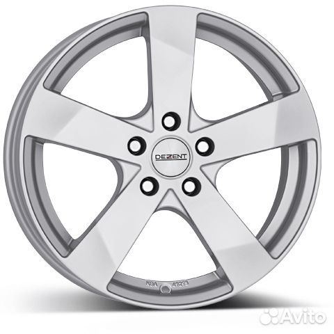 R16 5x100 6,5J ET38 D57,1 Dezent TD silver