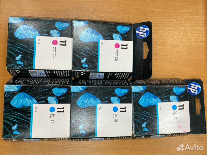 Новые оригинальные картриджи HP №728, №963, №11