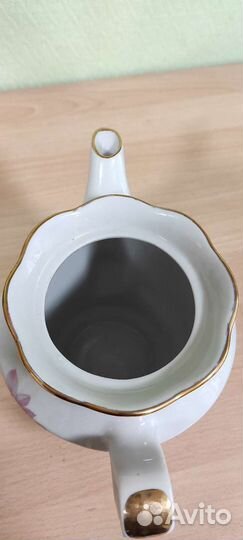 Чайник фарфоровый советский лфз 1 литр