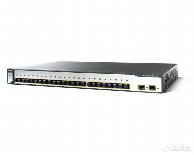 Коммутатор (свич) Cisco WS-C3750-24FS-S C ндс
