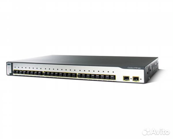 Коммутатор (свич) Cisco WS-C3750-24FS-S C ндс