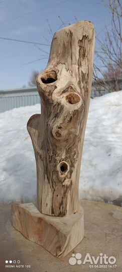 Деревянные вазы ручной работы