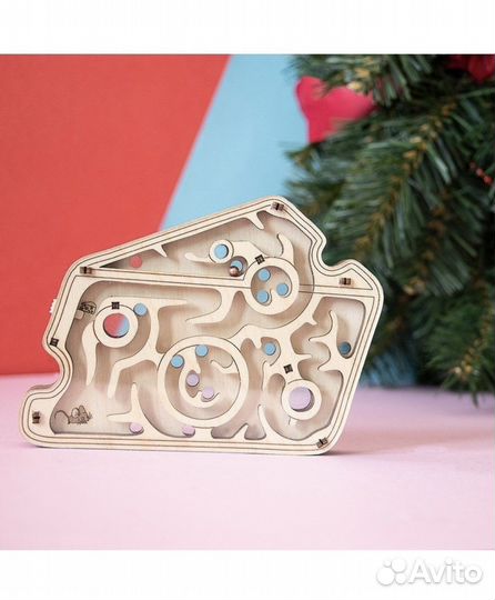 Головоломка конструктор деревянный 27 деталей