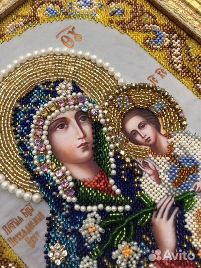 Икона из бисера