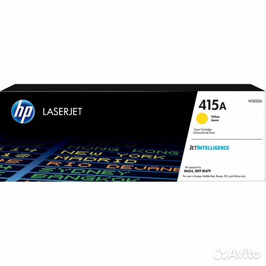 W2032A, Тонер-картридж/ HP 415A Yellow LaserJet Toner Cartridge