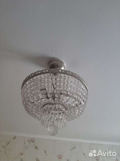 Люстра хрустальная чехия