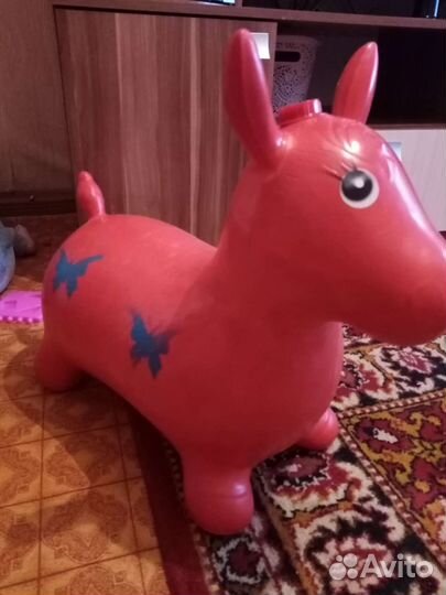 Игрушка прыгун ослик