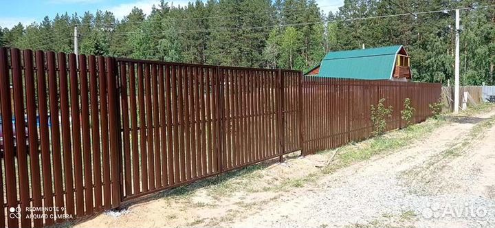 Установка заборов и ворот под ключ