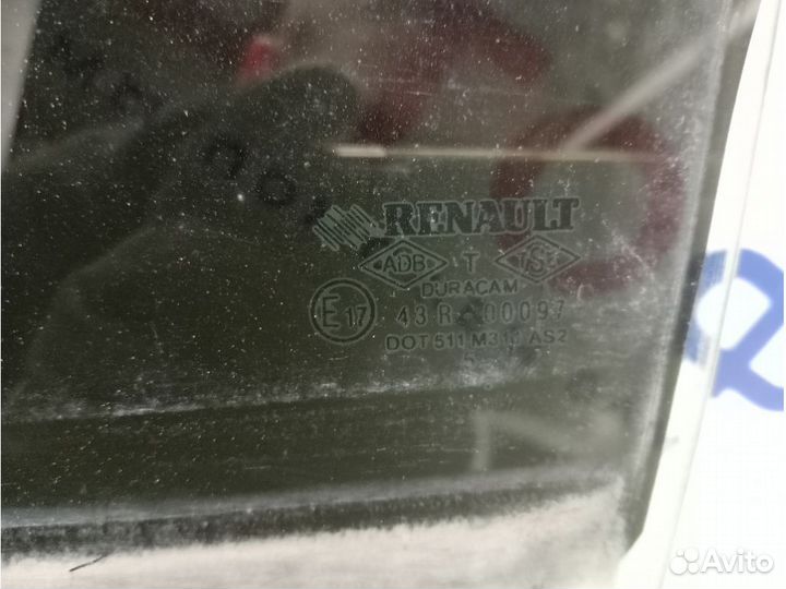 Стекло двери renault megane 2