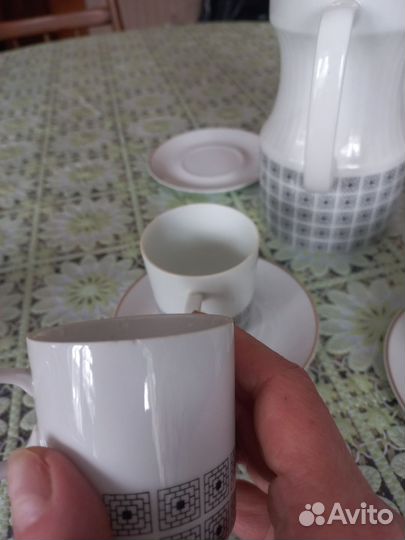 Кофейный сервиз времен СССР