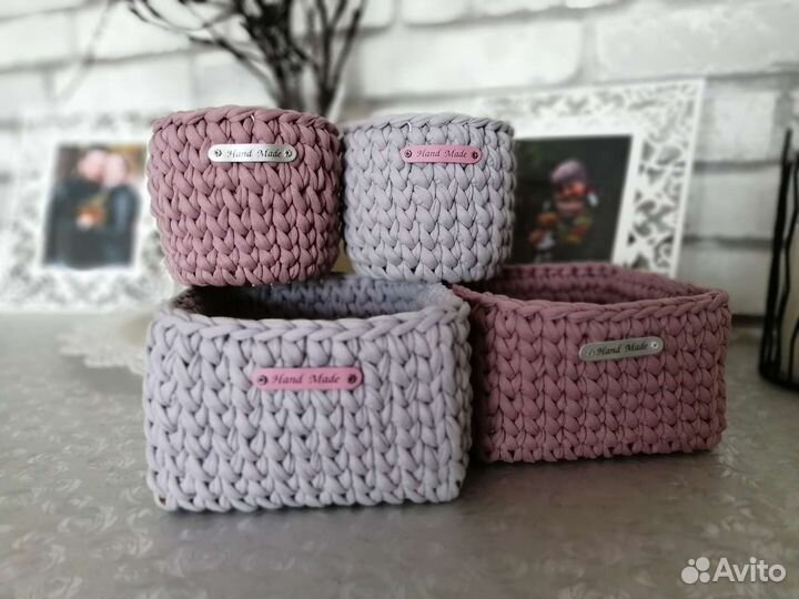 Вязаные органайзеры