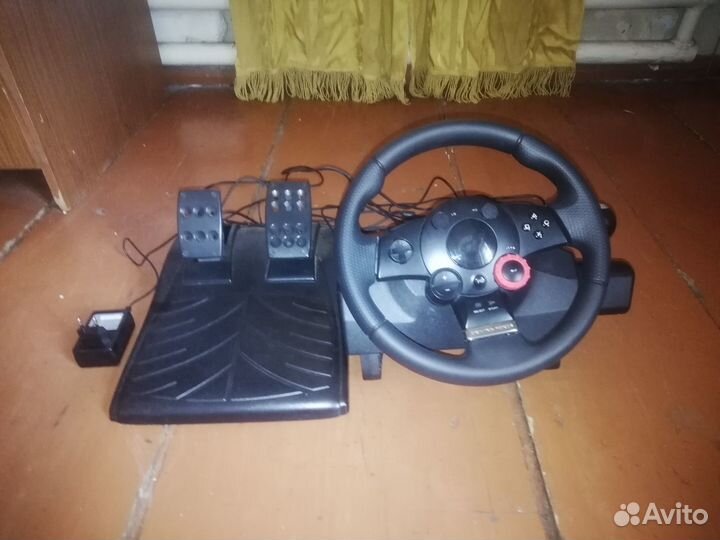 Игровой руль logitech driving force gt