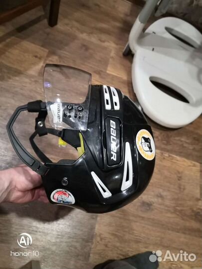 Хоккейный шлем bauer re-akt 75 sr s с визором