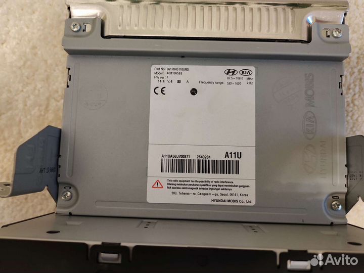 Штатная магнитола на hyundai solaris