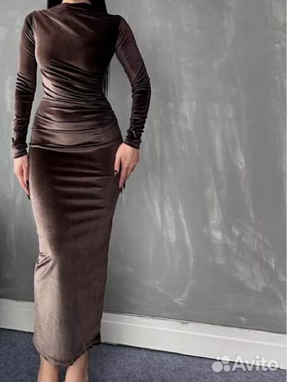 Вечернее платье миди