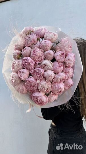 Букет из пионов. 31 штука