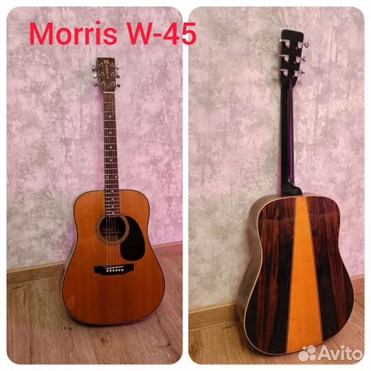 Гитара акустическая Morris (Japan) 1970е