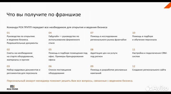 Франшиза стройка