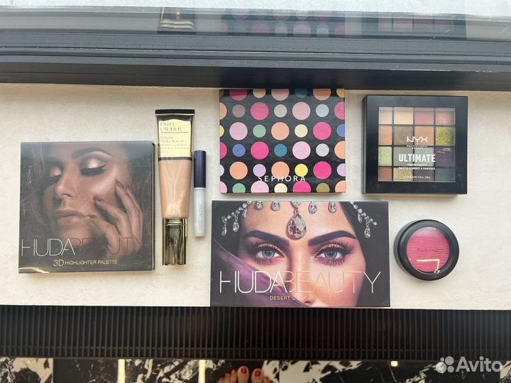 Косметика mac, estee lauder, nyx, huda beauty