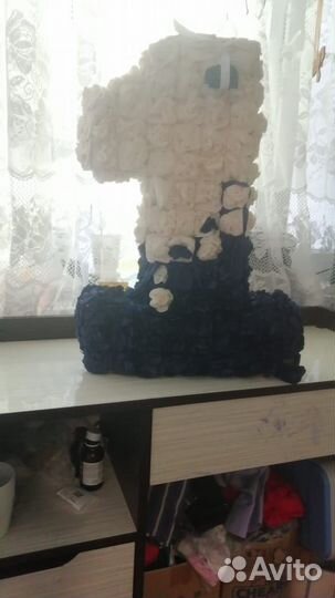 Цифра 1 на годик мальчику