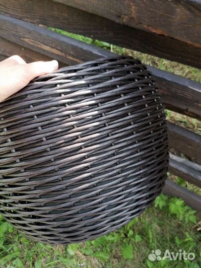 Кашпо для цветов Искусственный ротанг