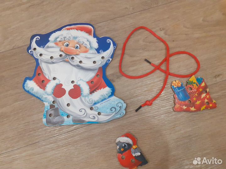 Шнуровка Дед мороз