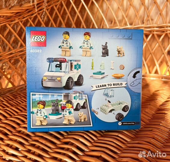 Конструктор lego City Ветеринарный фургон