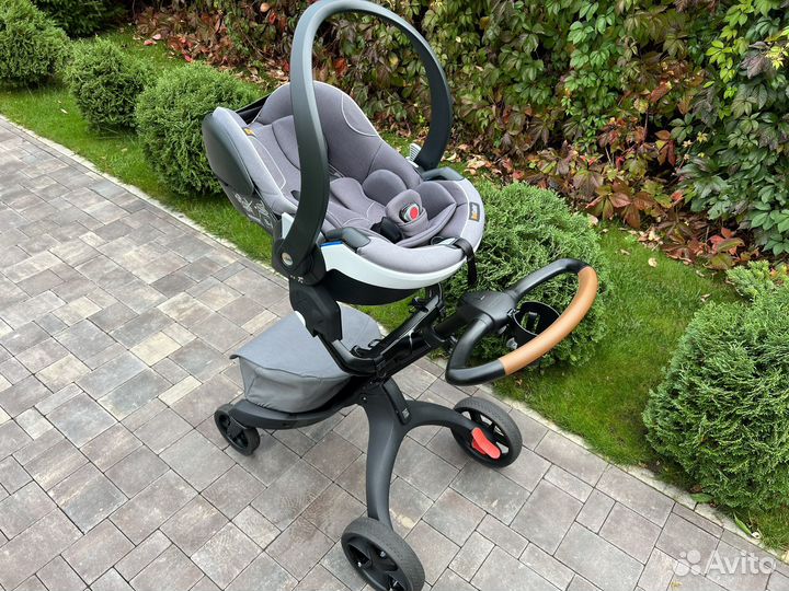 Коляска Stokke xplory X с люлькой, креслом be safe