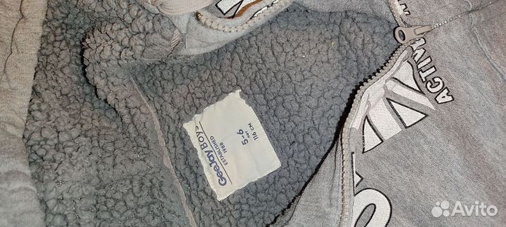 Продам утепленную толстовку рост 116