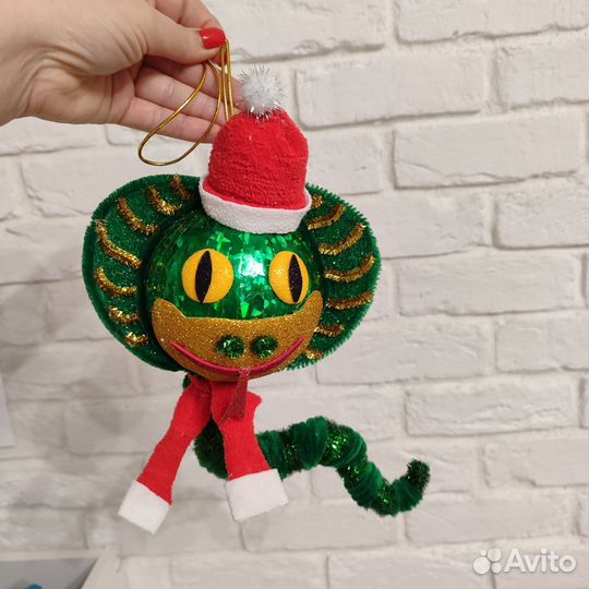 Елочная игрушка символ года поделка