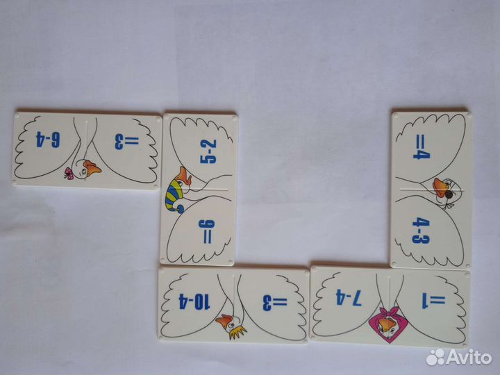 Игровая математика в виде домино