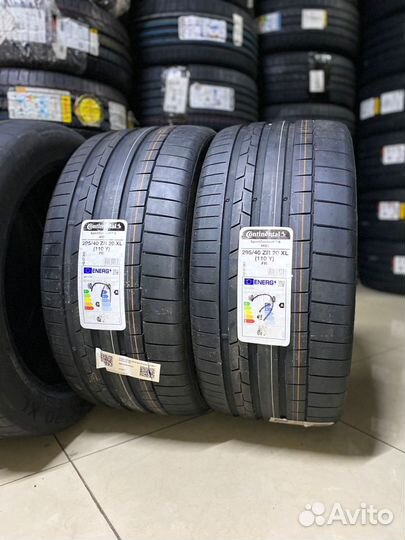 Continental SportContact 6 295/40 R20 и 265/45 R20 110Y